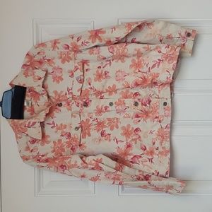 Floral Jean Jacket